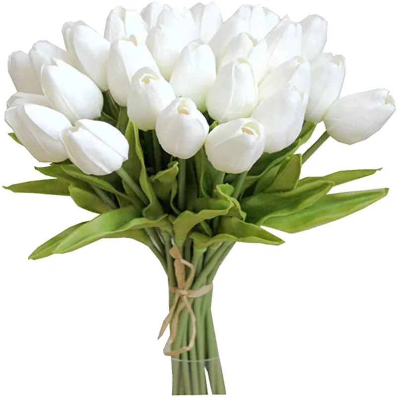 15 Tulipani Artificiali In Seta – Steli Per Bouquet Fai Da Te, Decorazione Realistica Per Matrimoni E Casa