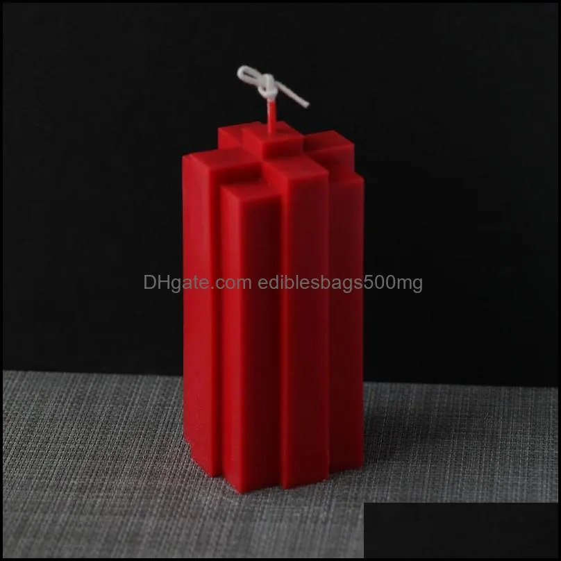 Craft Tools Building Block Candle Mold Handmade DIY Acrylic Making Supplies Resin Molds Wax Beeswax