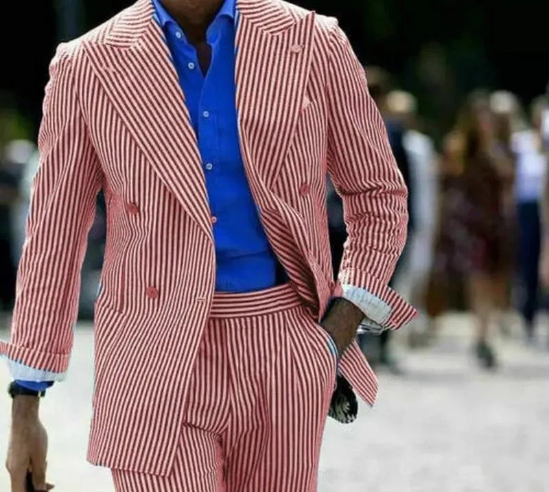 Seersucker Pants Mens Red Seersucker Suit Solbiati Coral Red