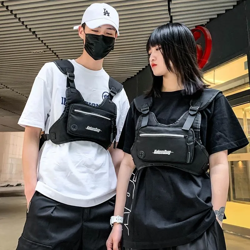 Waist Bags Chest Rig Bag For Women Hip Hop Ms Streetwear Tactical Vest Female Pack Casual Fanny Phone Pocket