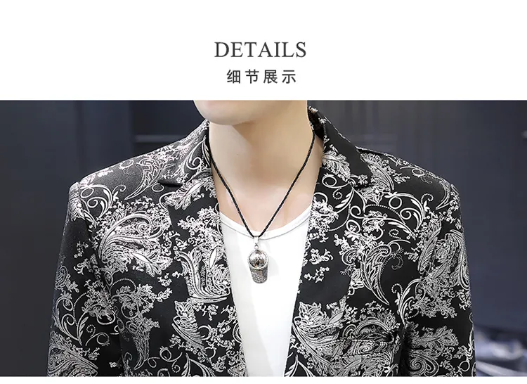 Herren Anzüge Blazer Männer Nachtclub Junge Casual Anzug Männlichen Kleine Jacke Koreanische Host_voghion.com