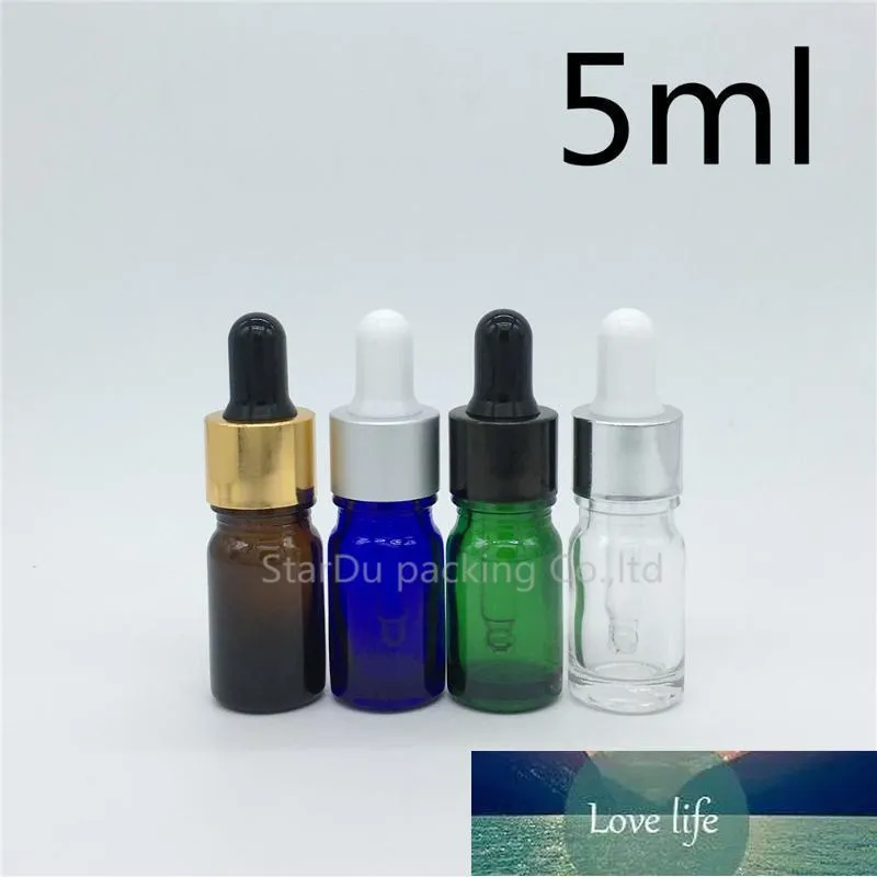 2pcs 5ml Glass Bottles Of Essential Oils Deployment Bottle Points Bottling Cosmetic, Rubber Dropper Storage & Jars Factory price expert design Quality Latest Style