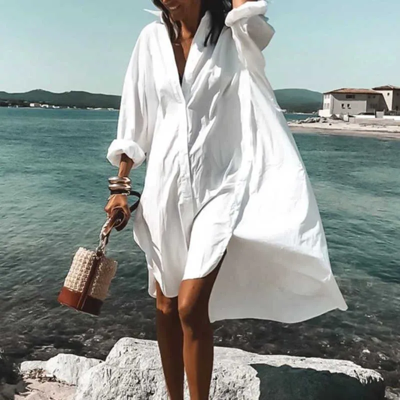 white christmas dresses Plus Size Chiffon Long Sleeve Maxi Dress