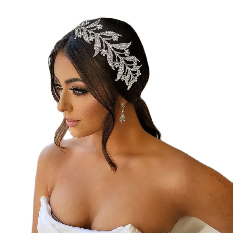 Risparmia alla grande su Copricapo Di Foglie Nuziali Accessori Per Capelli  Da Sposa Copricapo Cristallo Corona Di Strass Fascia Triara Matrimonio