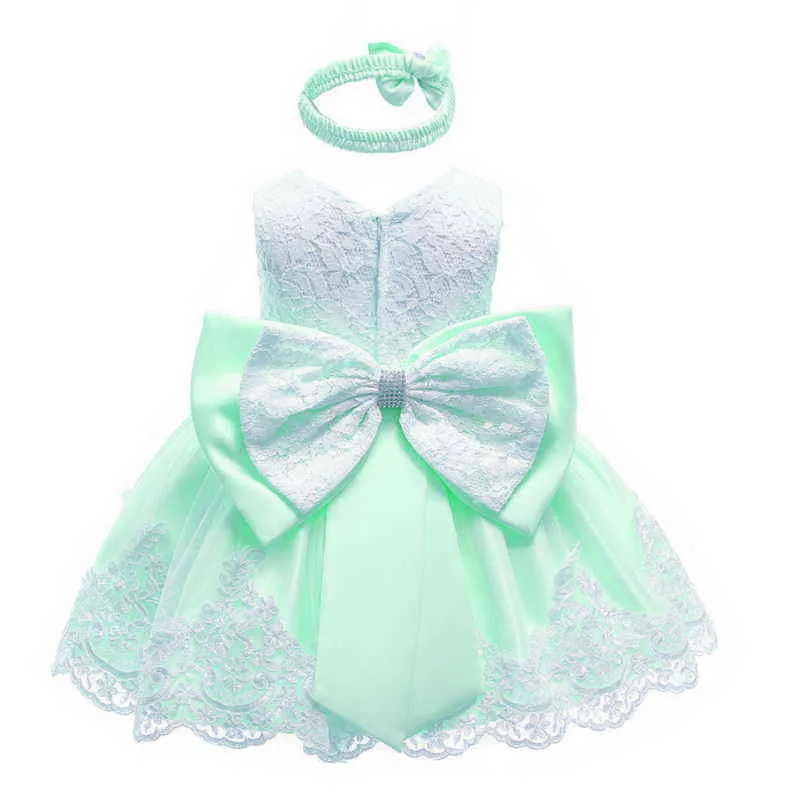 1-7-Baby Dress Lace Flower Christening Gown