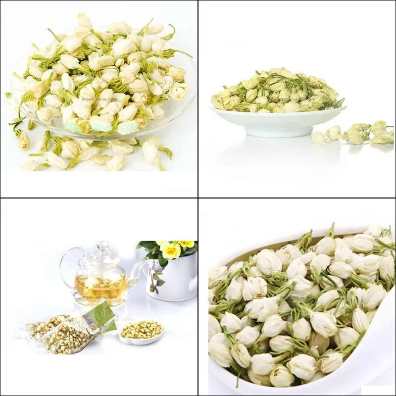 Decorative Flowers 100g gratis verzending gedroogde natuurlijke jasmijn bloemknoppen 1119