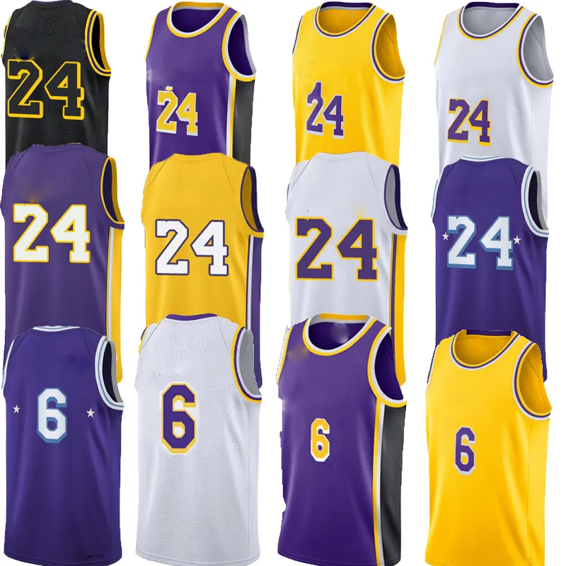 23 6 James Men Basketball Jerseys Russell 0 Westbrook Los 7 Anthony 3 Davis Kyle 4 Caruso Green 34 8 32 Retro Jersey Stitted S-XXL 2023