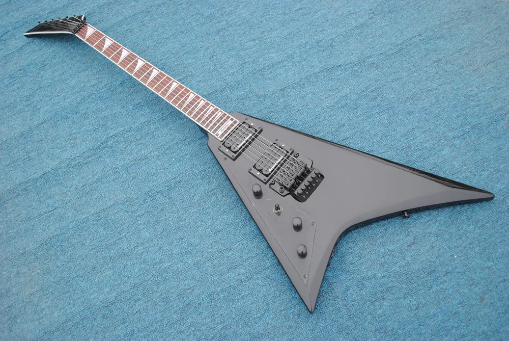 Unusual shape body Electric Guitar with Rosewood Fingerboard ,Black pickguard and Hardware,Provide customized services