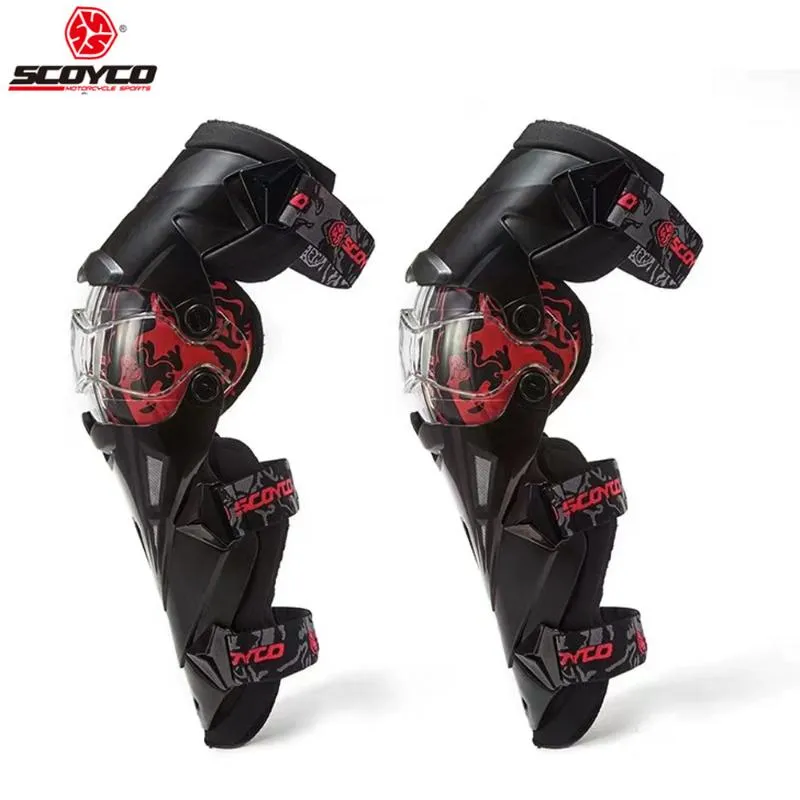 MOTORCYCLE ARMOR SCOYCO K12 GEARS Skyddande knäskydd Motobike Protector Motocross Motorsports Gear279o
