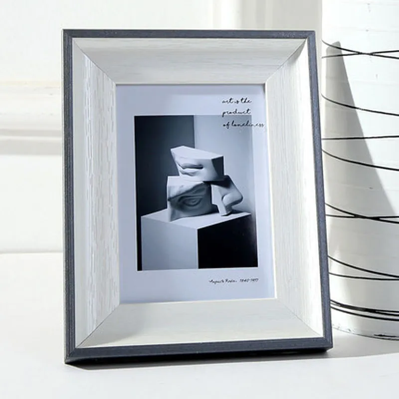Pure Color Simple Wedding Photo Desktop Frame Setting 10-inch Wall-mounted Baby Photo Frame 5 Inch Children's Photo Frame