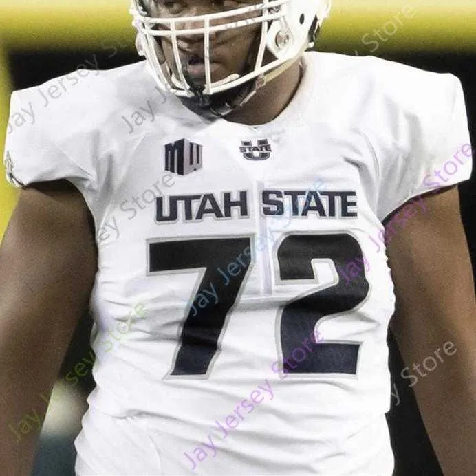 Custom Utah State Aggies Football Jersey NCAA College Love Gerold Bright Henry Colombi Siaosi Mariner Deven Thompkins Nathan Jaylen Warren