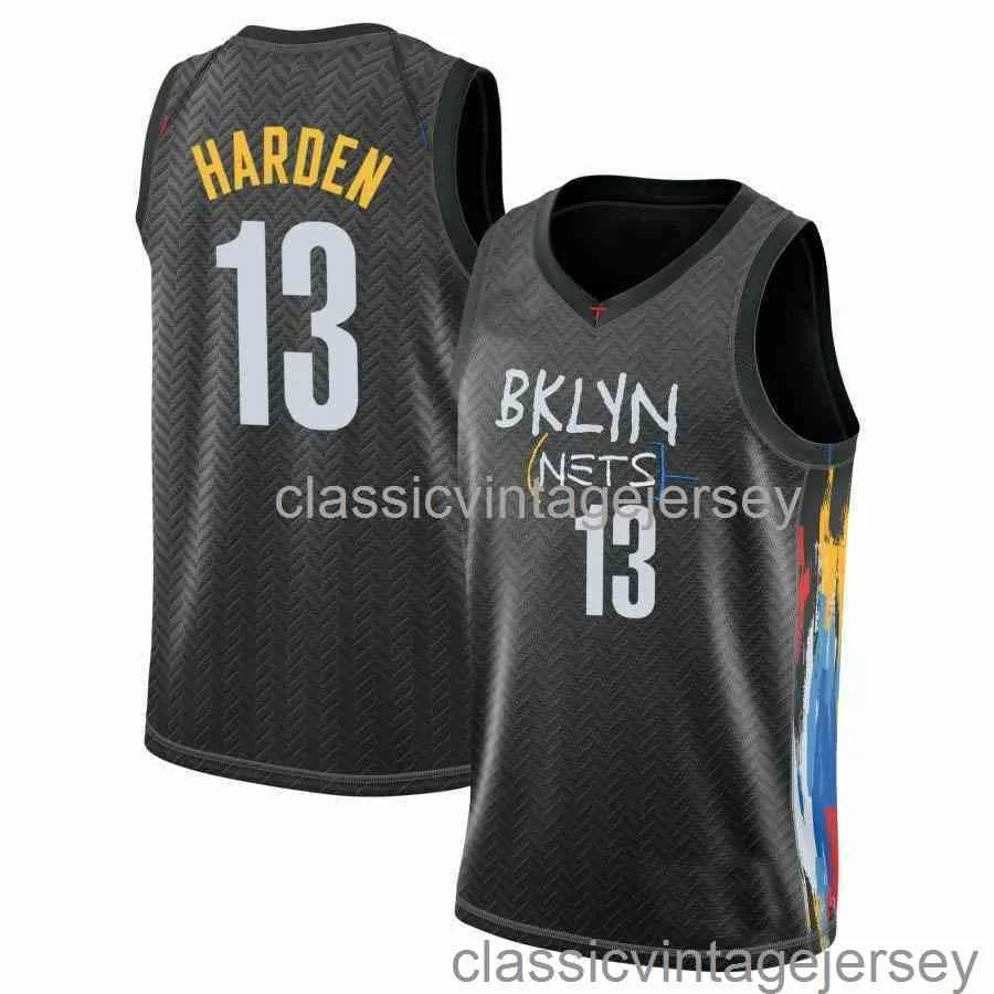 100% cousu James Harden # 13 75e anniversaire maillot de basket-ball hommes femmes jeunesse XS-6XL maillots de basket-ball