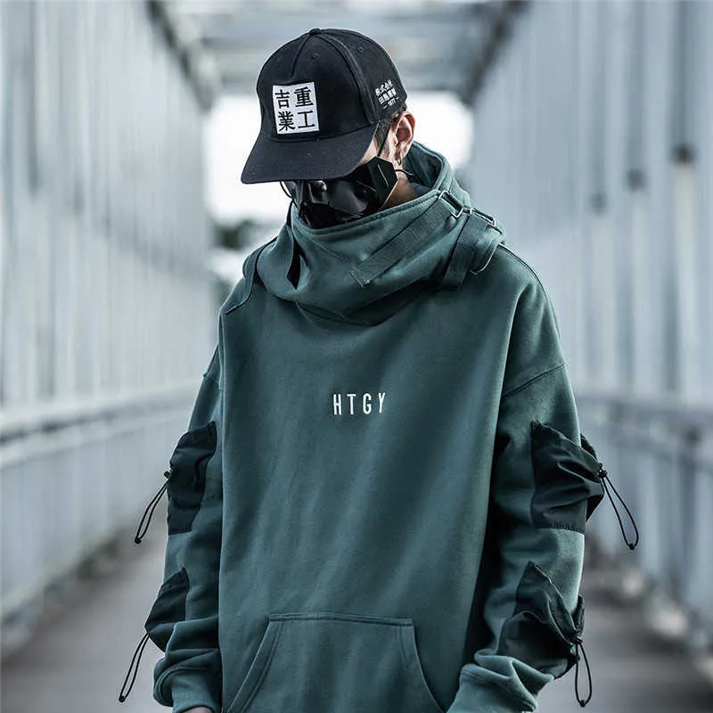 OVERSIZED HOODIE MEN STREETWEAR 