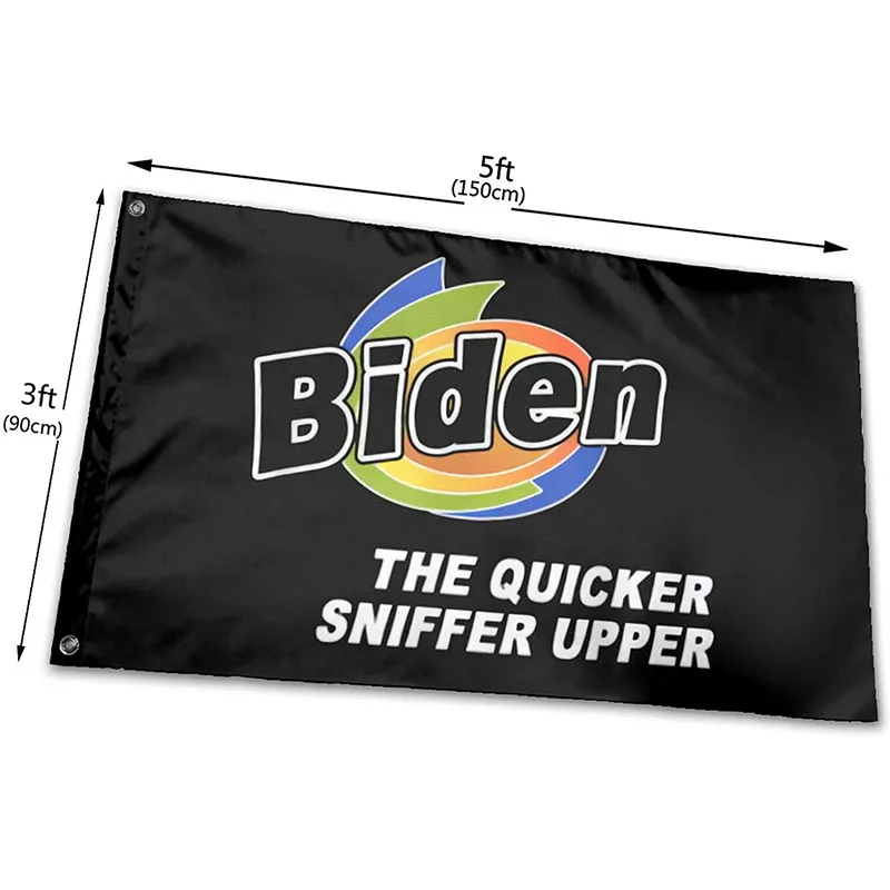 面白いHidin Bidenアンチジョーの国旗3x5ft 150x90cm耐寒性100％ポリエステル常に屋内屋外