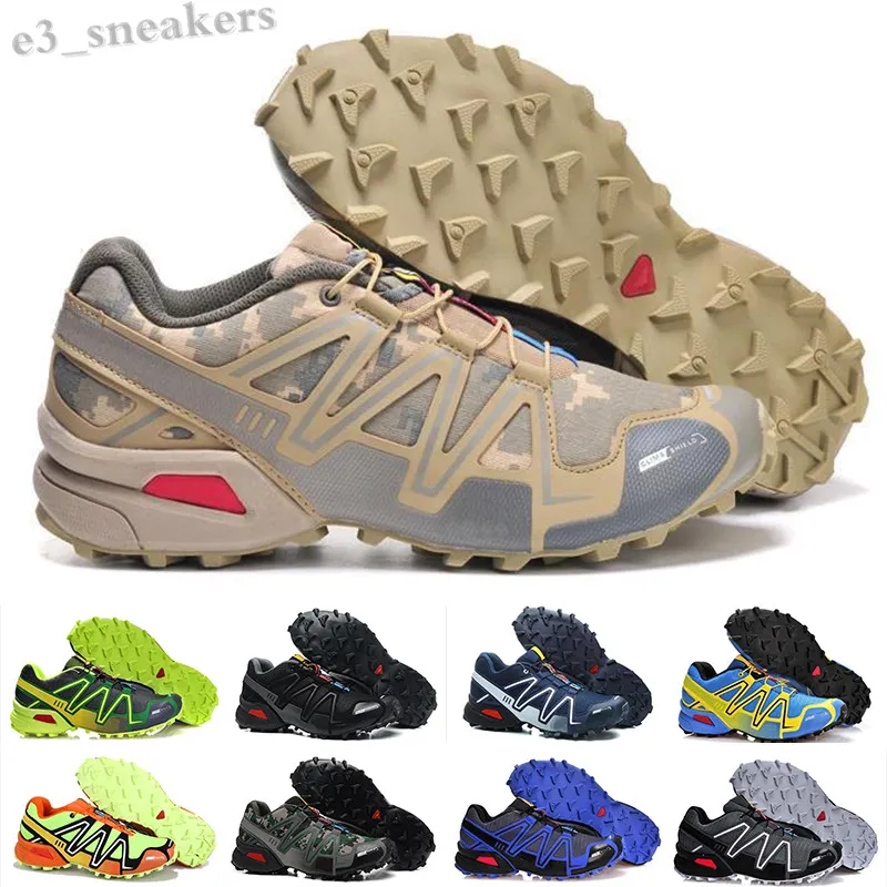 Salomon Speed Cross 3 4 2018 новый SpeedCross 3 Speed ​​Shoes Мужчины, ходьба Ourdoor Speed ​​Cross Обувь Спортивные туфли Обувь размером US5-11,5 WD07