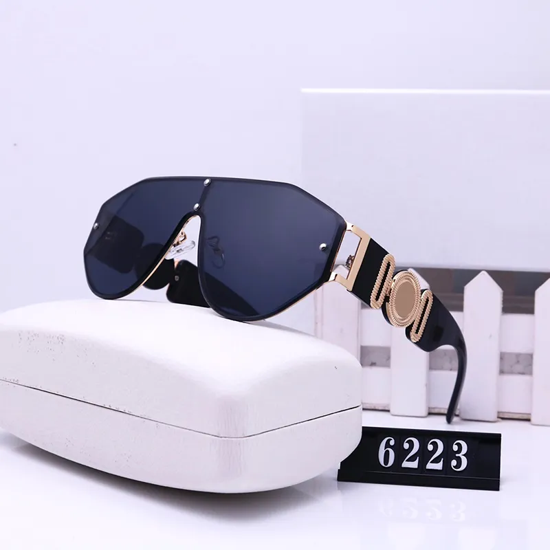 Fashion Sunglasses Mens Glasses Women Sun glass Designer Brand Driving Sunglass For Men Protection Resin glasses 6 Colors With box 2203011D