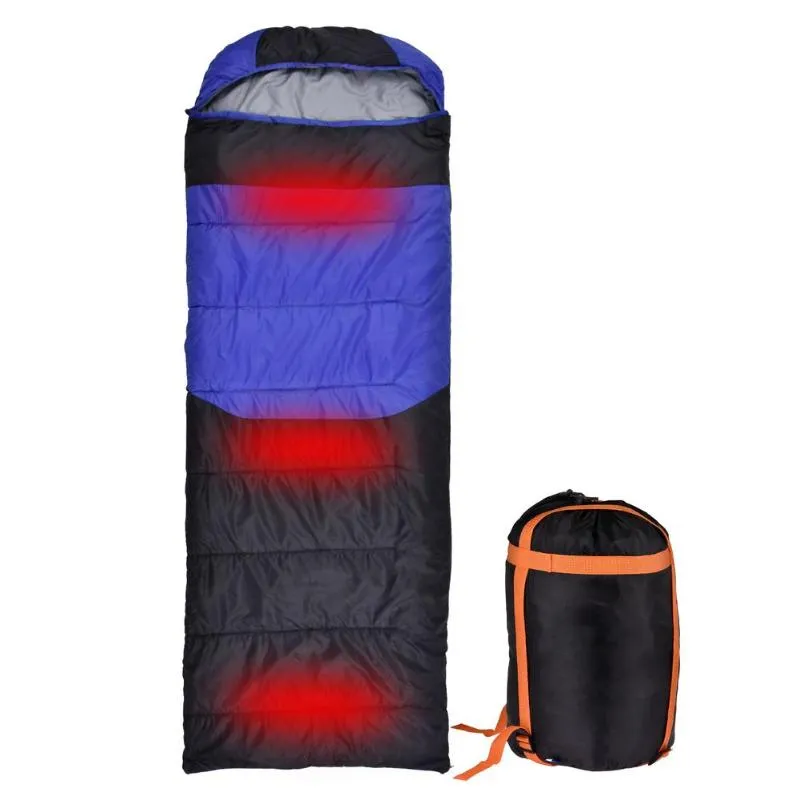 Schlafsäcke Schlafsäcke Camping Sleeping Bag heimen Baumwollwasser Schutz 3 Modi atmungsaktiv für Außen -Innenhäuser -Büroausrüstung