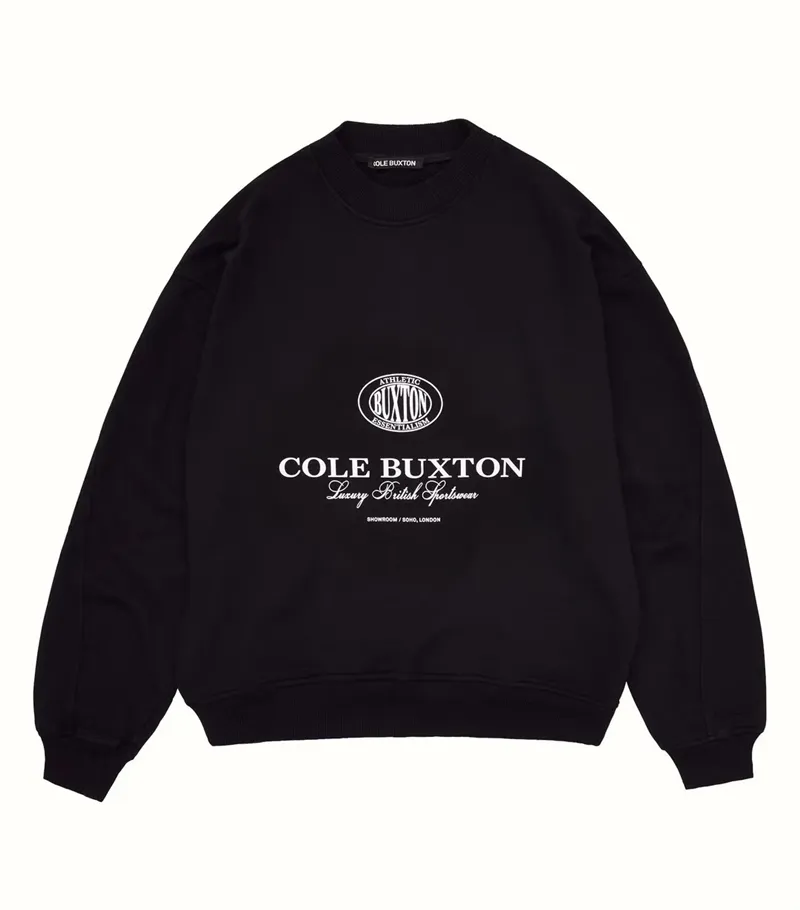 Cuello redondo Sudadera con capucha Cole Buxton Sudaderas Hombres Mujeres 1: 1 Carta de alta calidad Lema CB Cuello redondo