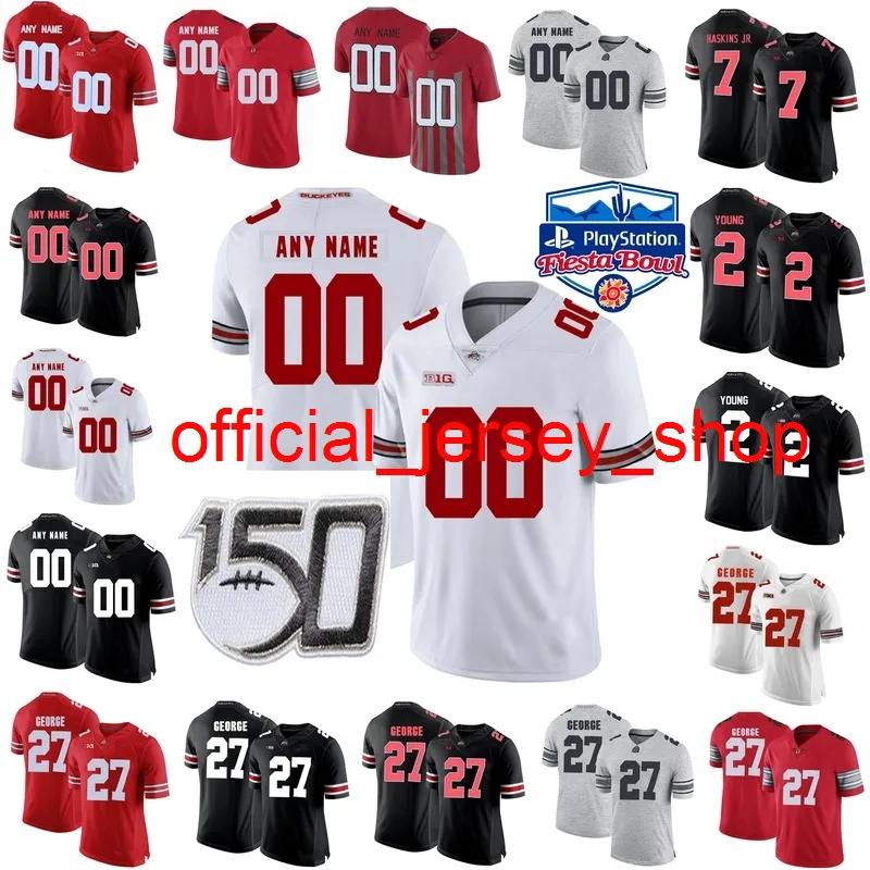 Ohio State Buckeyes College Football Jerseys Womens Nick Bosa Jersey Chase Young Archie Griffin Eddie George Justin Fields Custom Stitched