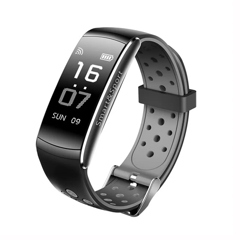 Q8 Smart Bracelet Blood Preesure Cardiofrequenzimetro Smart Watch Fitness Tracker Sport Bluetooth IP67 Orologio da polso impermeabile per Android iOS