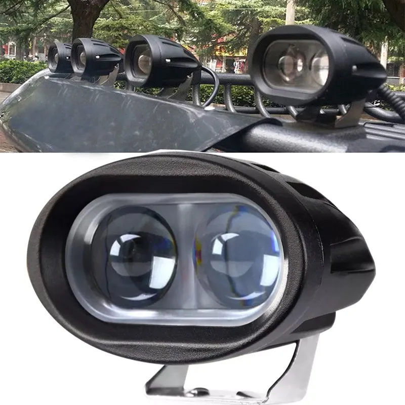 Nova luz LED à prova d'água holofotes portáteis motocicleta offroad caminhão condução carro barco luz de trabalho faróis led 12 v 24 v lâmpada de nevoeiro