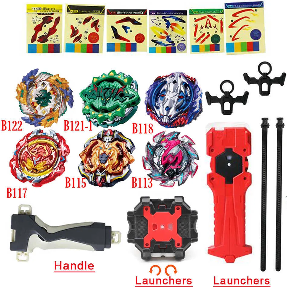 Tops Beyblade Burst Set Speelgoed Beyblades Arena Bayblade Metal Fusion Fighting Gyro met Launcher Blayblade Bey Blade Speelgoed X0528