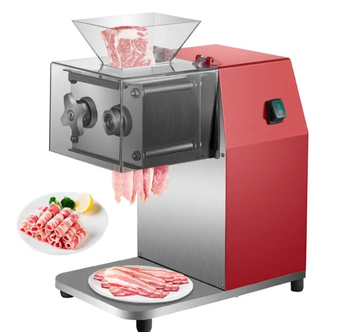 Food Processing Equipment 250kg/H Commercial Electric Meat Slicer Grinder Vegetable Cutter Shred Machine 1100W Home Automatic Food Chopper Chipper