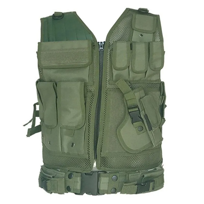 Motorcycle Armor Tactical Vest Molle Combat Assault Plate Carrier Outdoor Clothing Hunting