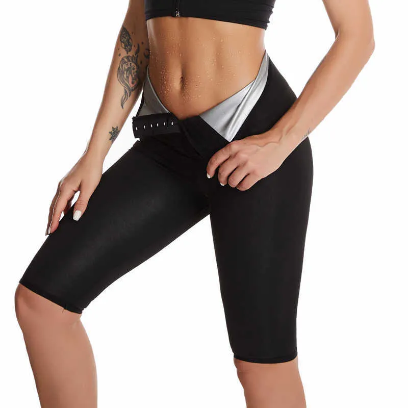 Slimming Sweat Sauna Pants With Tummy Control And Waist Trainer