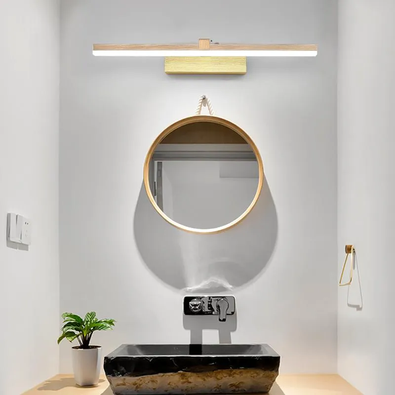 Éclairage avant de miroir à LED 12W Luminaire d'éclairage de vanité de  salle de bain, éclairage de lampe de miroir de bain de maquillage, lampes  de