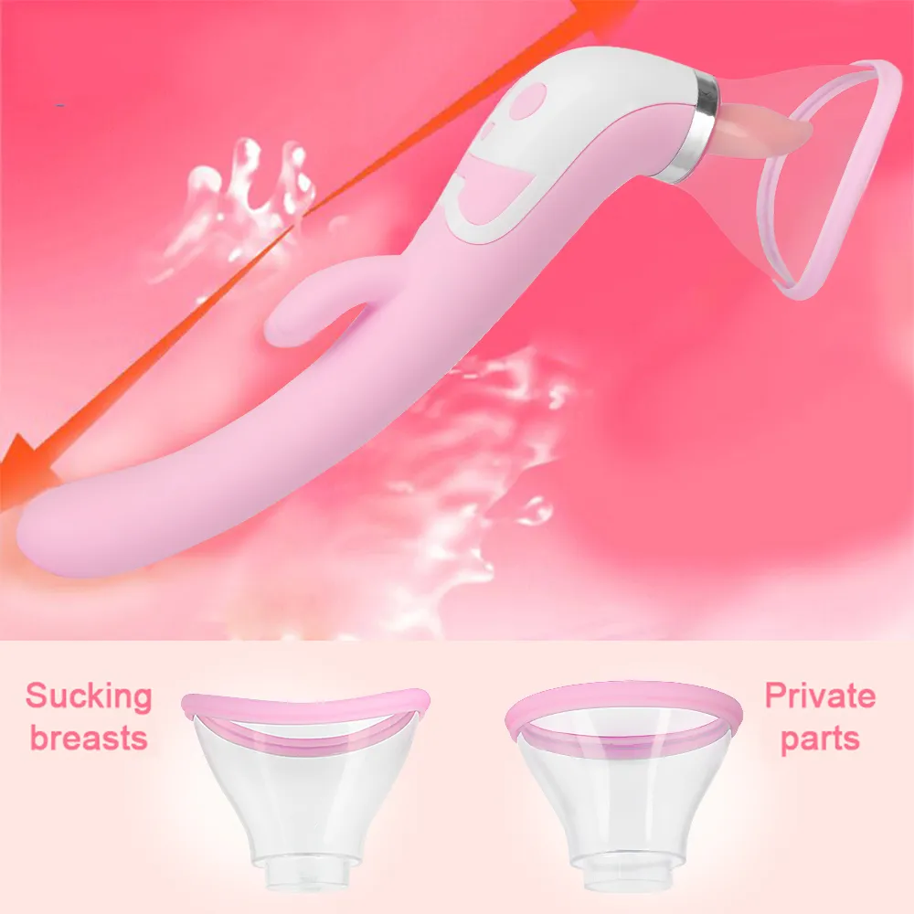 Pussy Dildo Vibrators Adult Sex Toys For Vagina Nipple Sucker Licking Clit Stimulation Heating Vibrators for Women Intimate Good (2)