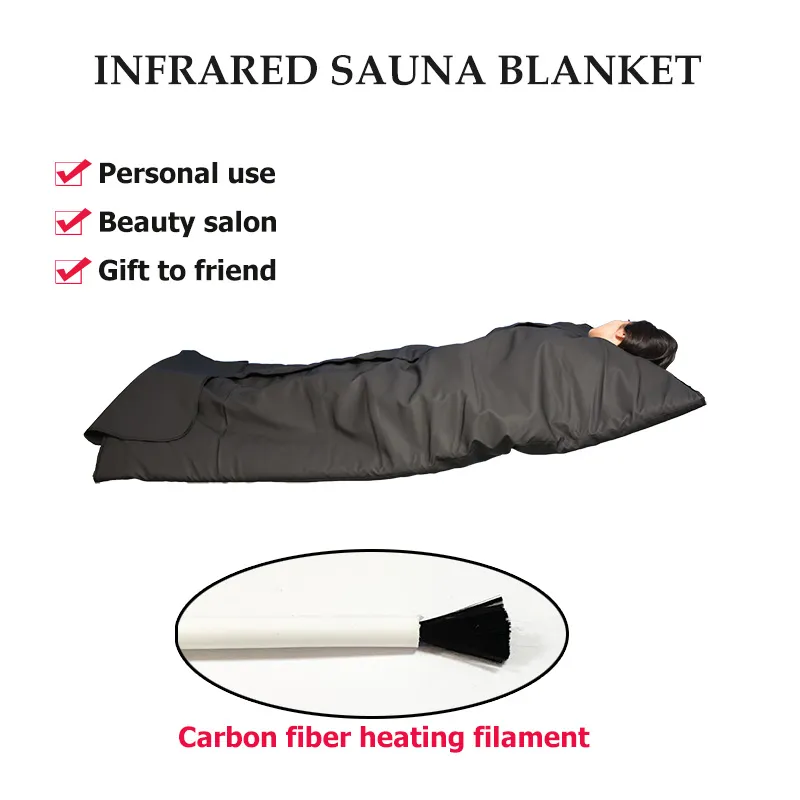 High quality infra red fir sauna blanket to boost metabolism and burn calories home use