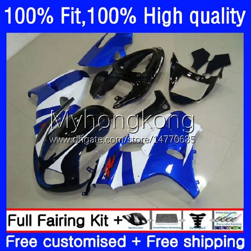 Carrosserie OEM pour SUZUKI TL1000 TL 1000 R 1000R 1998 1999 2000 2001 2002 2003 30No.69 Bleu blanc SRAD TL1000R 98-03 Corps TL-1000R 98 99 00 01 02 03 Carénage de moulage par injection