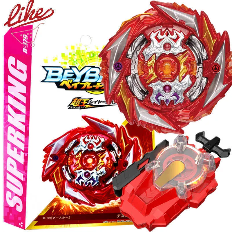 Laike Bust B-179 Death Solomon Superking B179 Spinning Top avec lance-box Enfants Spinning Top Toys X0528
