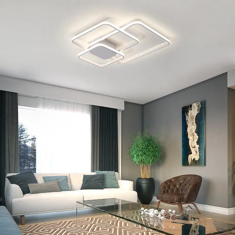 天井灯にマウントされた照明器具錬鉄製Luminaria LED Ventilador De Techo Light Fans Home Decoration