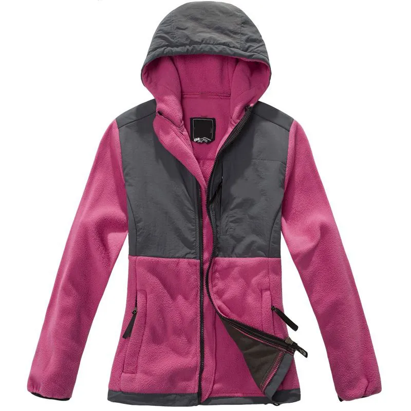 Women Jackets Winter Fleece winddicht und regenfeste Hoodie Outdoor -Hoodie weibliche Mode mehr Farben Kleidung American Size2024