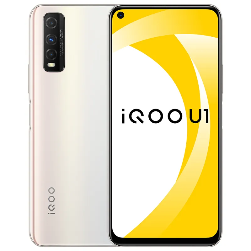 Original Vivo IQOO U1 4G LTE Mobiltelefon 6 GB 8 GB RAM 128 GB ROM Snapdragon 720 G Octa Core Android 6,53 Zoll Vollbild 48,0 MP 4500 mAh Fingerabdruck-ID Face Wake Smart-Handy