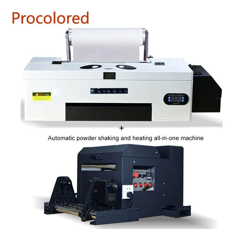 Imprimantes Procolored DX5 DTF Imprimante A3 pour T-shirt avec rouleau rapide T-shirts Textile Textile Film de transfert direct