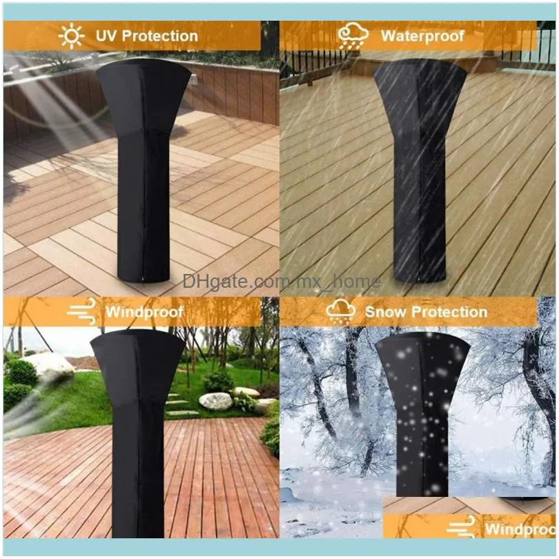 240cm Cloth Heater Cover Prevent PU Coated Protect Waterproof Dustproof Anti-UV Outdoor Sunscreen Shade