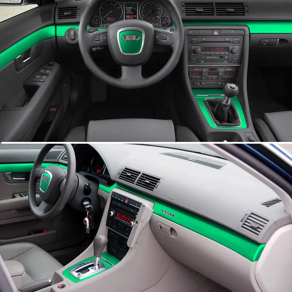 For Audi A4 B6 B7 2002 2008 Interior Central Control Panel Door Handle Carbon Fiber Sticker Decals Car Styling Accessorie From 21 67 DHgate