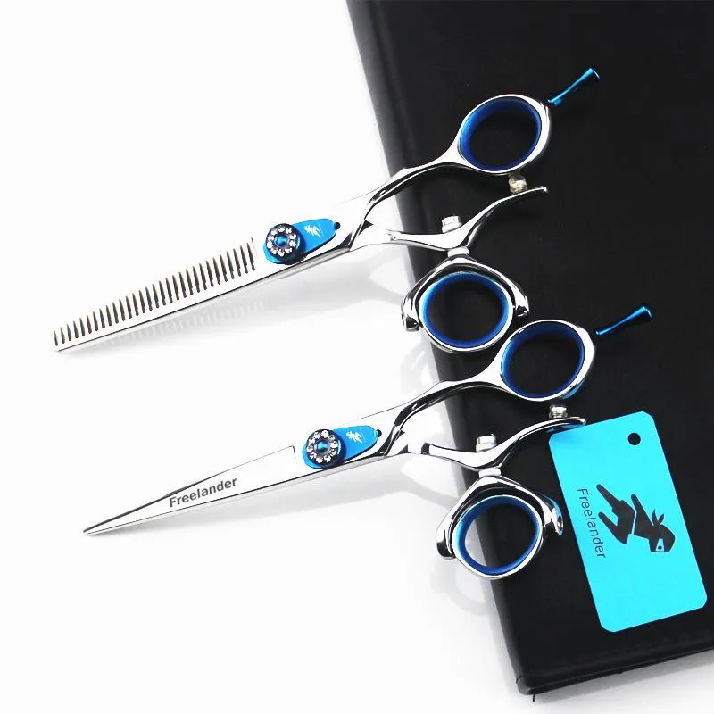 Hair Scissors 5.5" 6" Flying Shears 440C Swivel Thumb Rotating Hairdressing