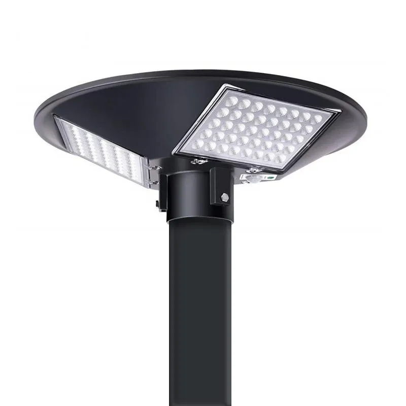 Lâmpadas solares LED Street Light 300W 400W 500W UFO Lâmpada Alta Brilho SMD5730 IP65 Iluminação ao ar livre