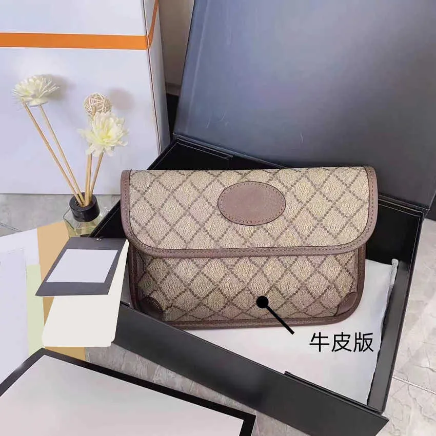 Womens Handbags Unisex Men Tiger Head Waist Bag 2021 Luxurys Designers Plaid Flower Handbag Genuine Leather Shoulder Bags Classic