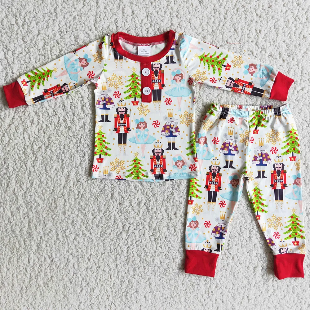Wholesale Bulk Designer Pajama Set For Kids Fall Boutique Baby