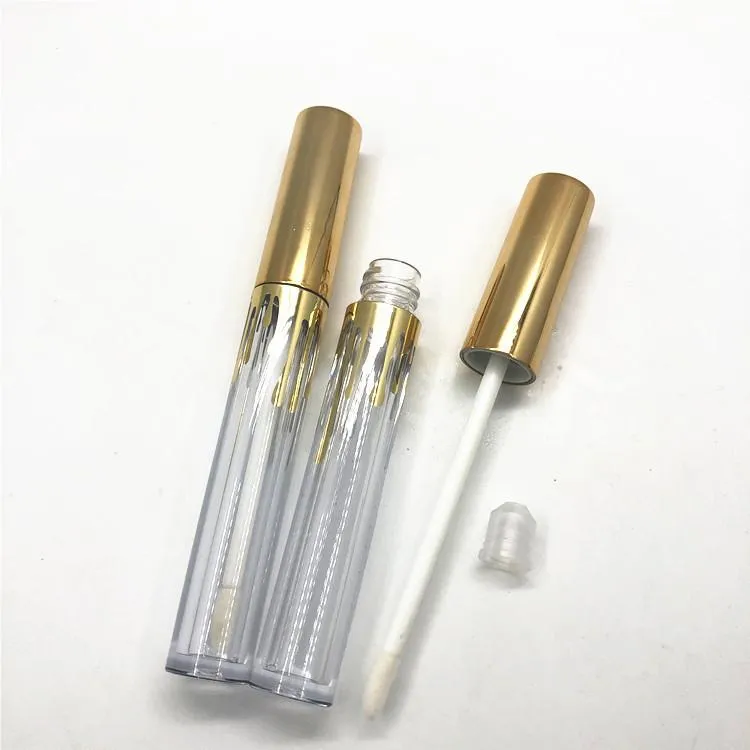 2021 2.5ml 4 ml Lipgloss Plastic Box Containers Lege Gouden Lipgloss Buis Eyeliner Wimper Container Mini Lip Gloss Split Fles