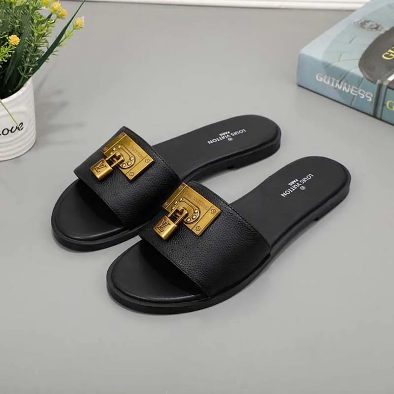 Louis vuitton slippers dames on sale