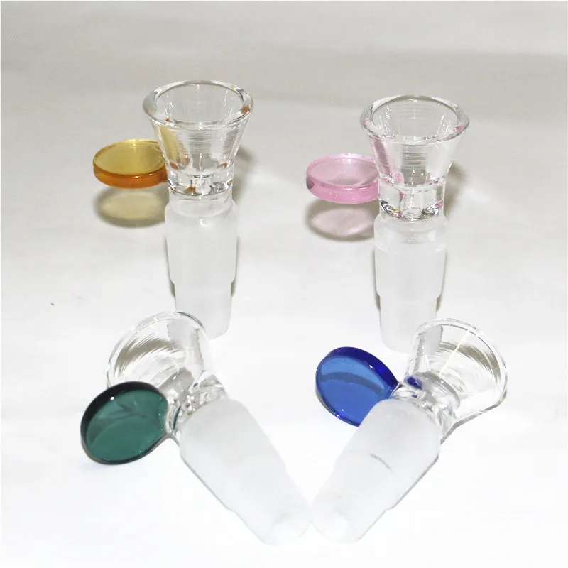 14mm&18mm 2 in 1 glass bong bowl male hookahs smoking tobacco bowls for glass water pipe bongs oil rig bubble