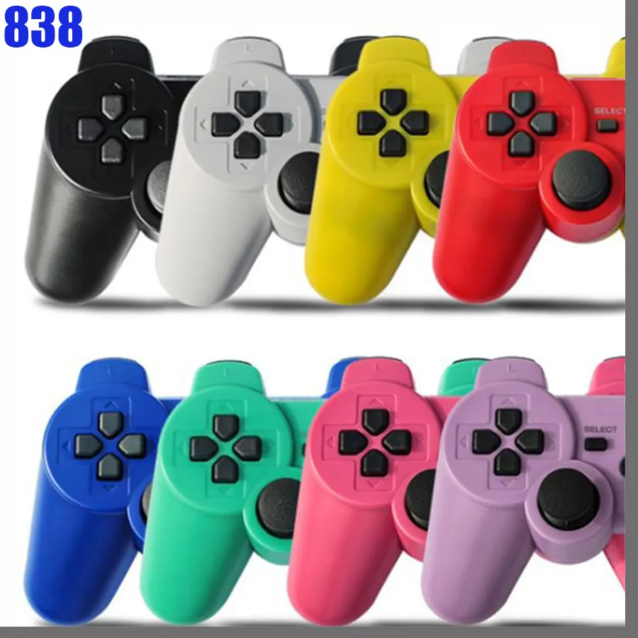 838D Wireless Bluetooth Joysticks Para Controles PS3 Controles Joystick Gamepad para controladores ps3 jogos Com caixa de varejo