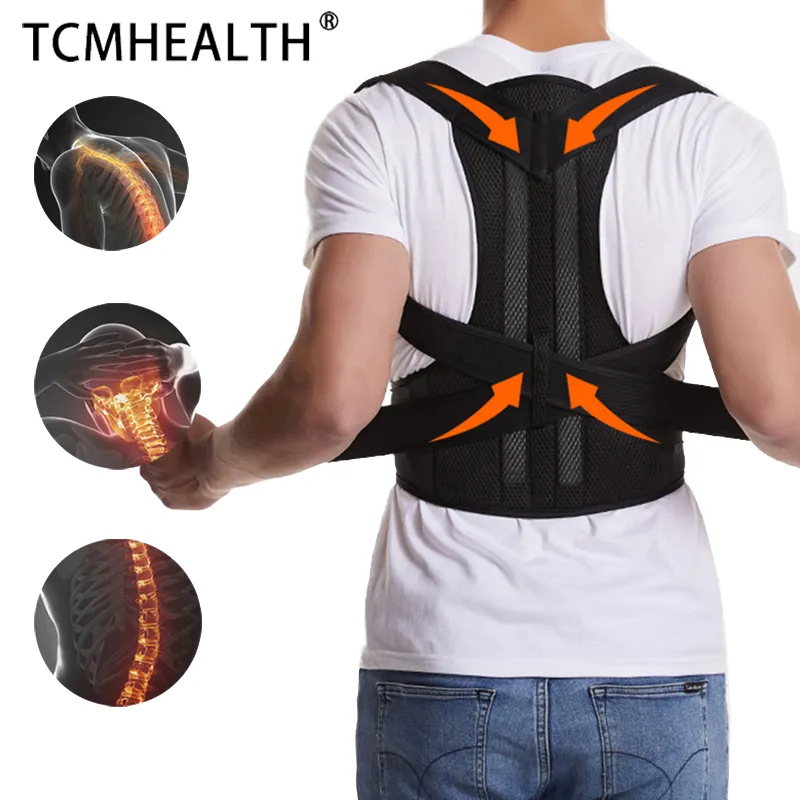 Waist & Tummy Shaper Posture Corrector Back Shoulder Brace Clavicle Adjustable Magnetic Clavicle Spine Suppor