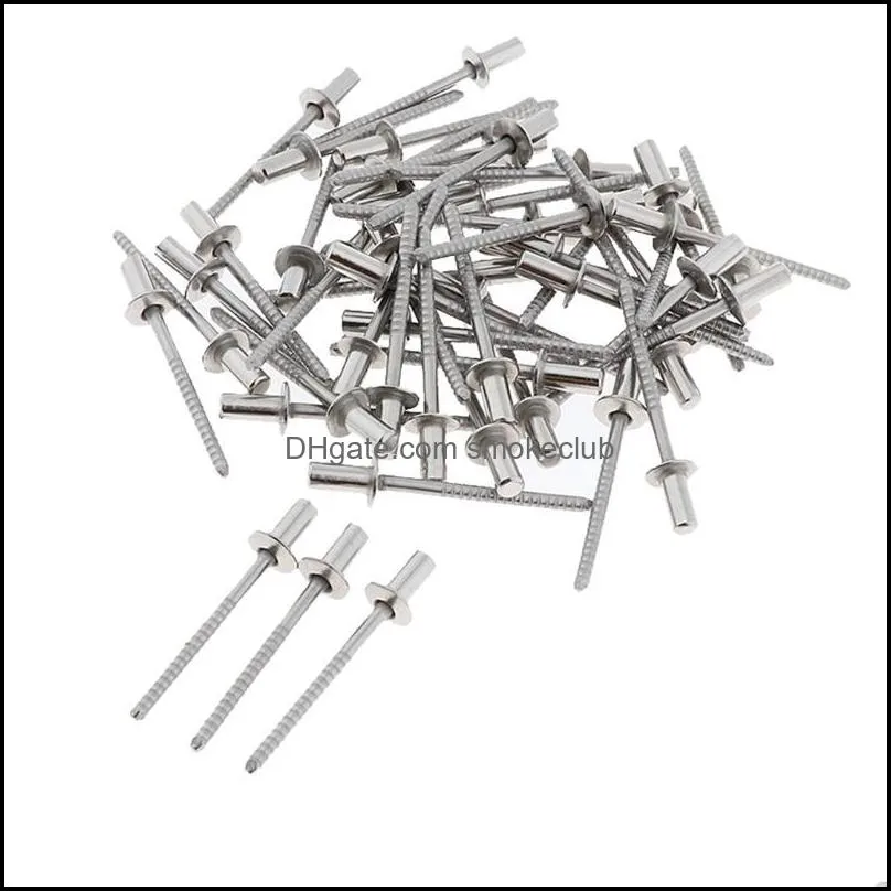 Stainless Steel 3mm-6.4mm Nail Decoration Aluminium Blind Rivets Rivet Quality Replacement Tackles Fishing Accessories